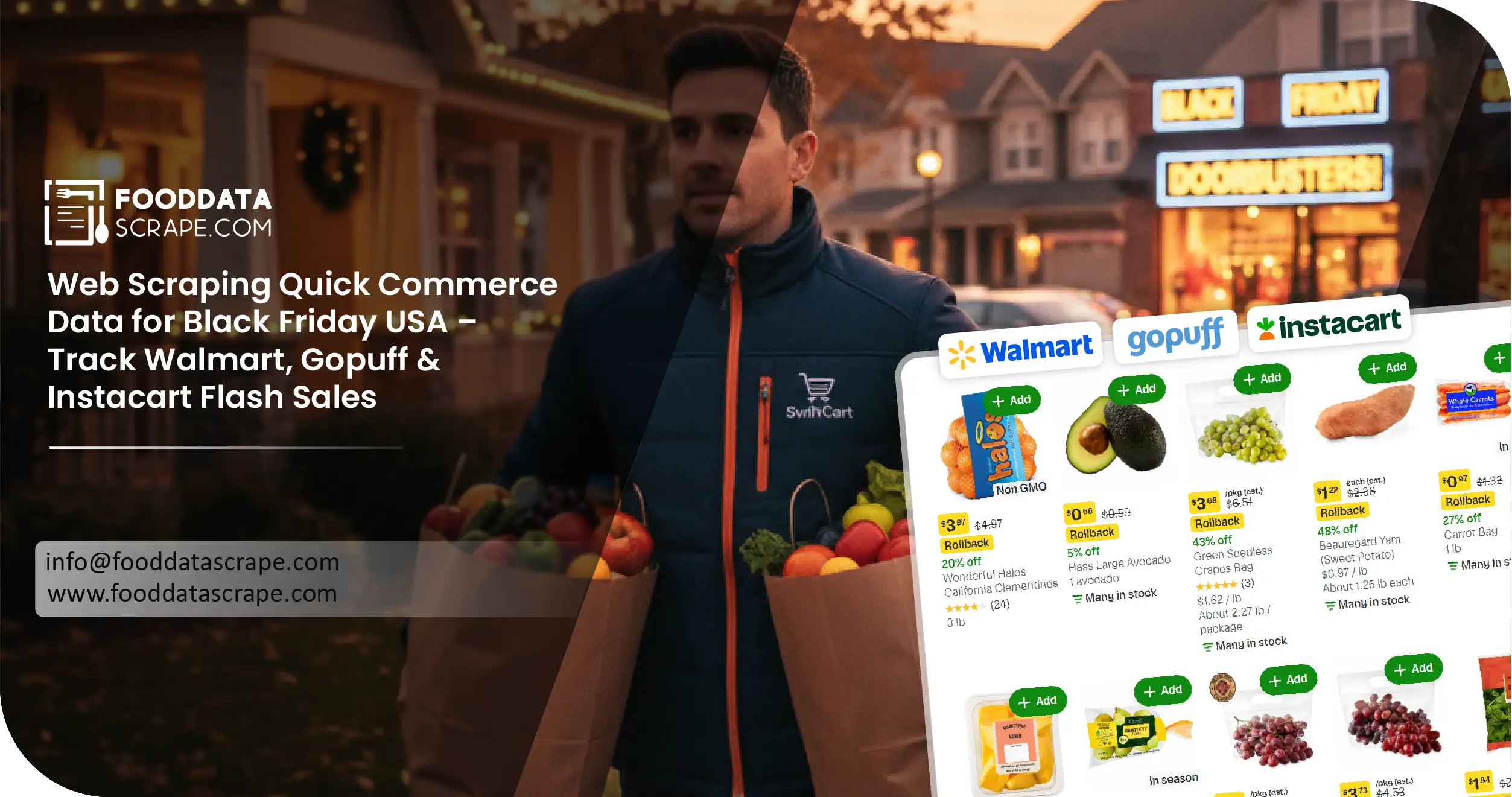 Black Friday Quick Commerce USA Data Scraping